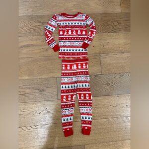 Little Sleepies Red and Pink Heart Print Pajama Set